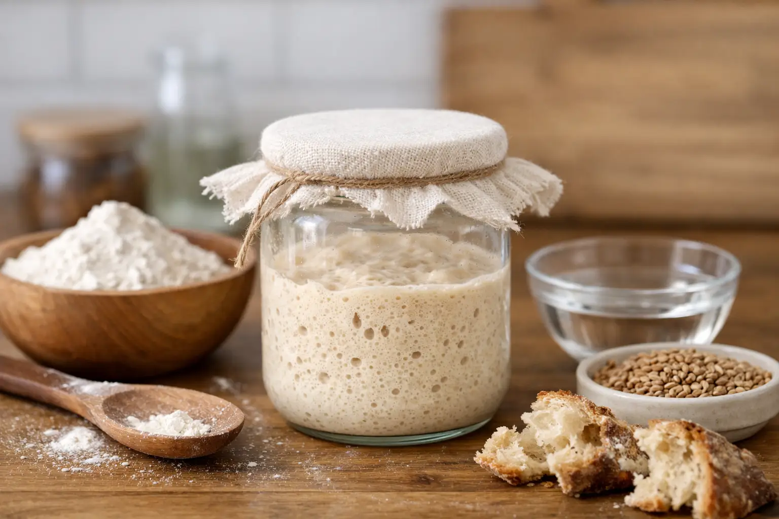 How to Start Sourdough Starter at Home