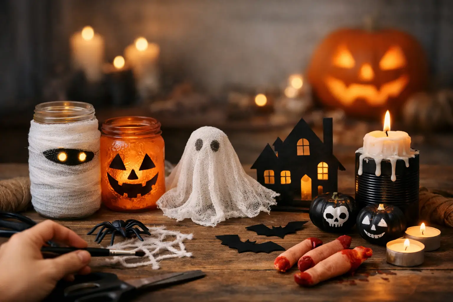 9 Quick Spooky DIY Projects to Make Tonight