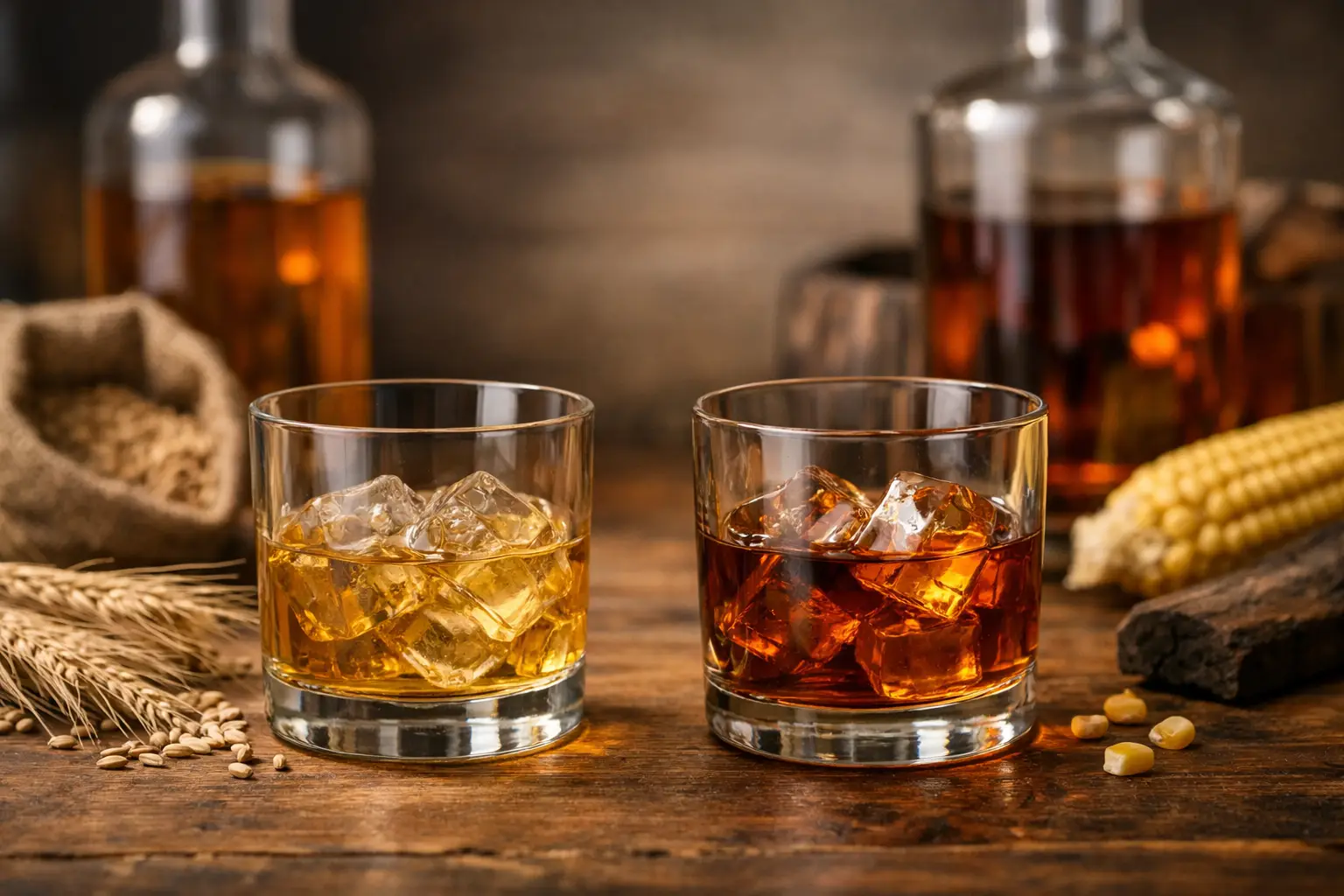 Rye Whiskey vs Bourbon: What Sets Them Apart?