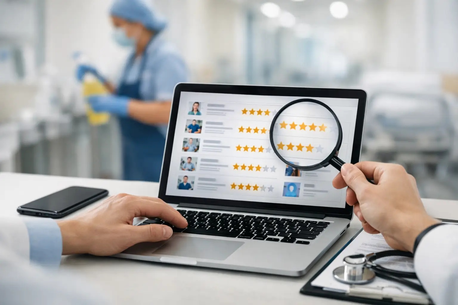 How to Read Medical Cleaning Vendor Ratings