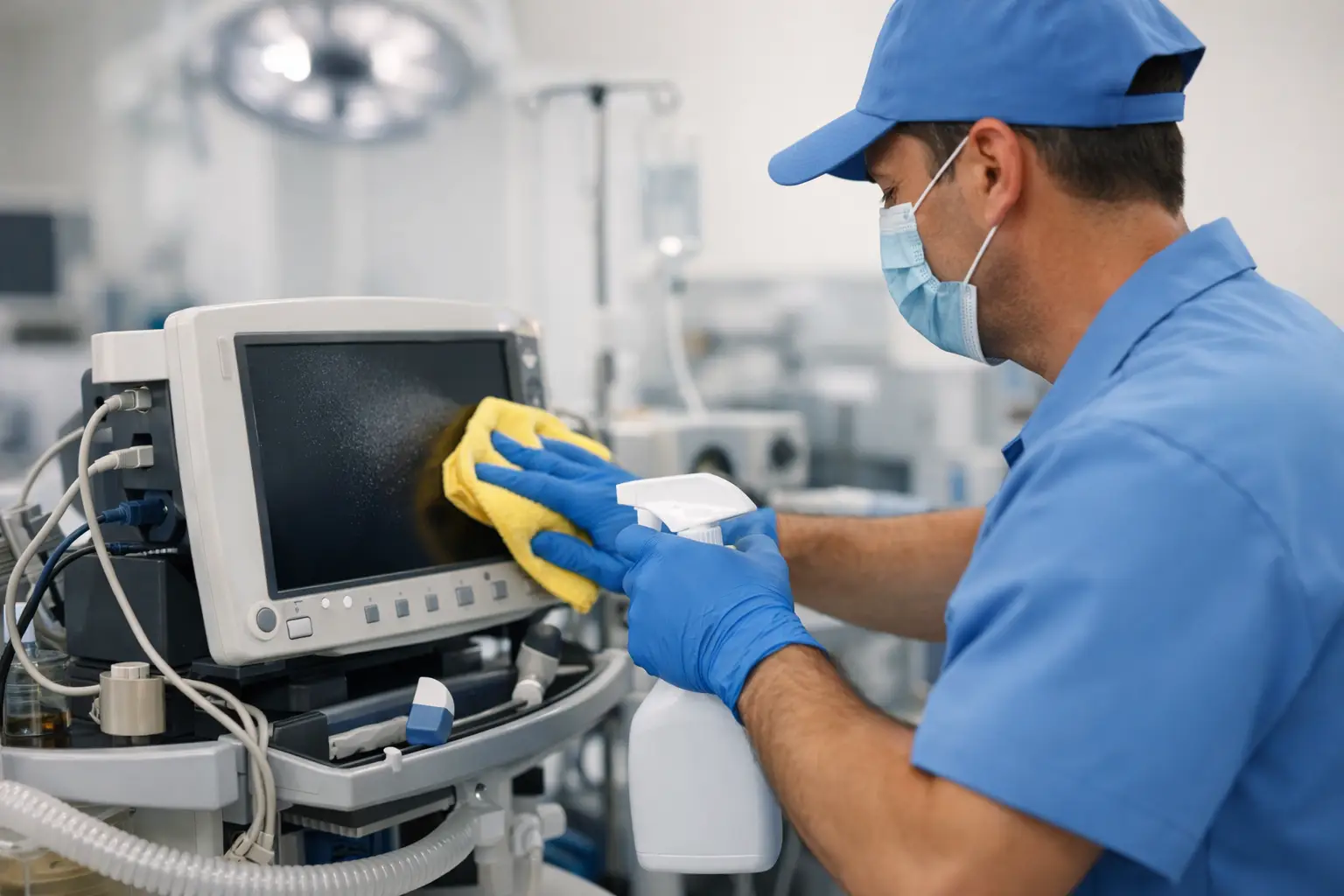 Can Janitors Clean Medical Equipment Safely?