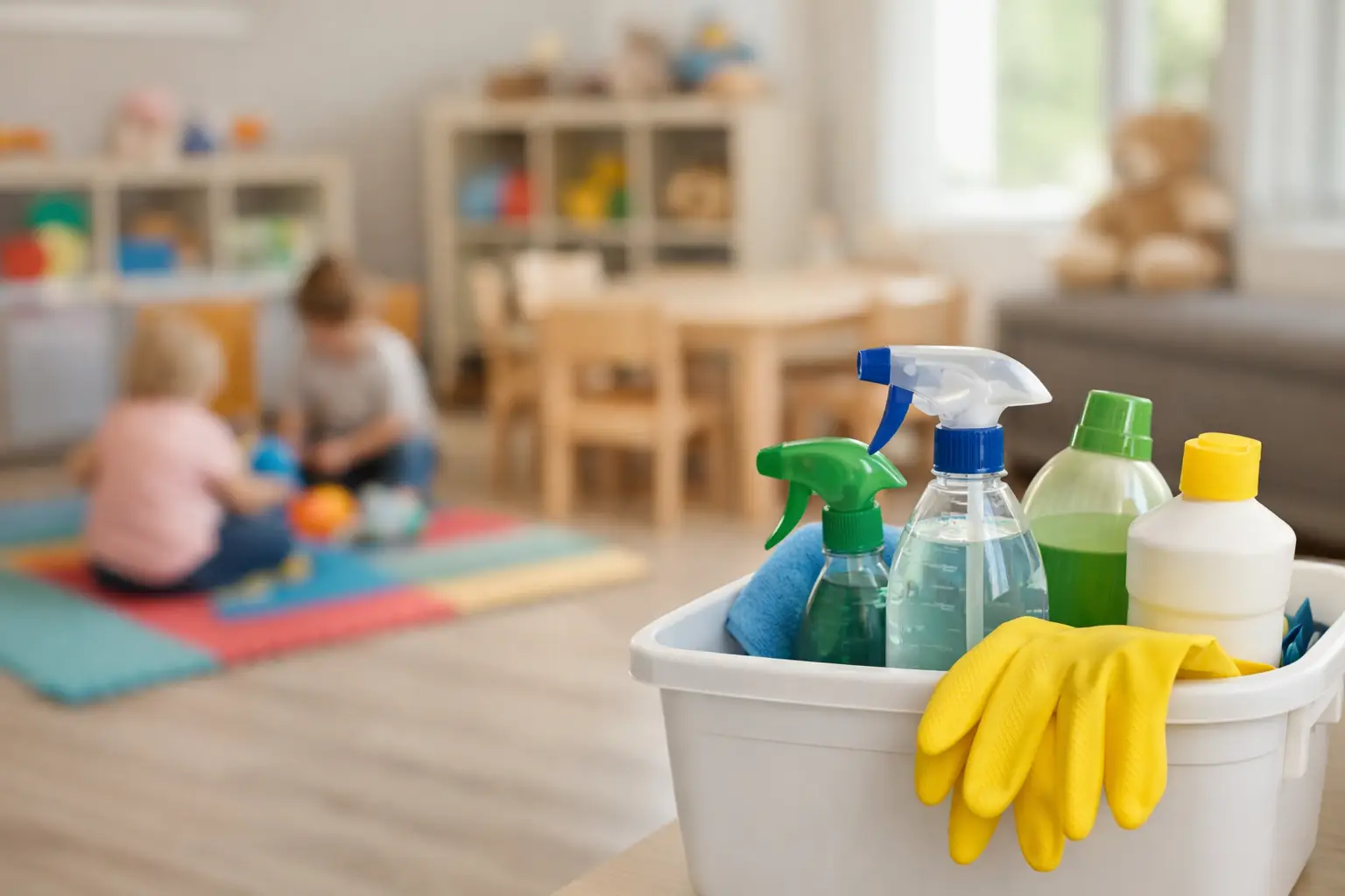 Are Cleaning Chemicals Safe in Daycare Centers?