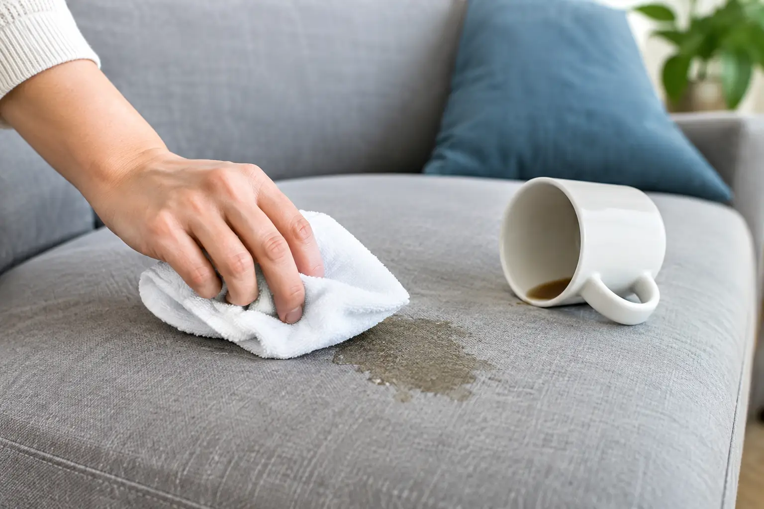 How to Treat Upholstery Spills Before They Stain