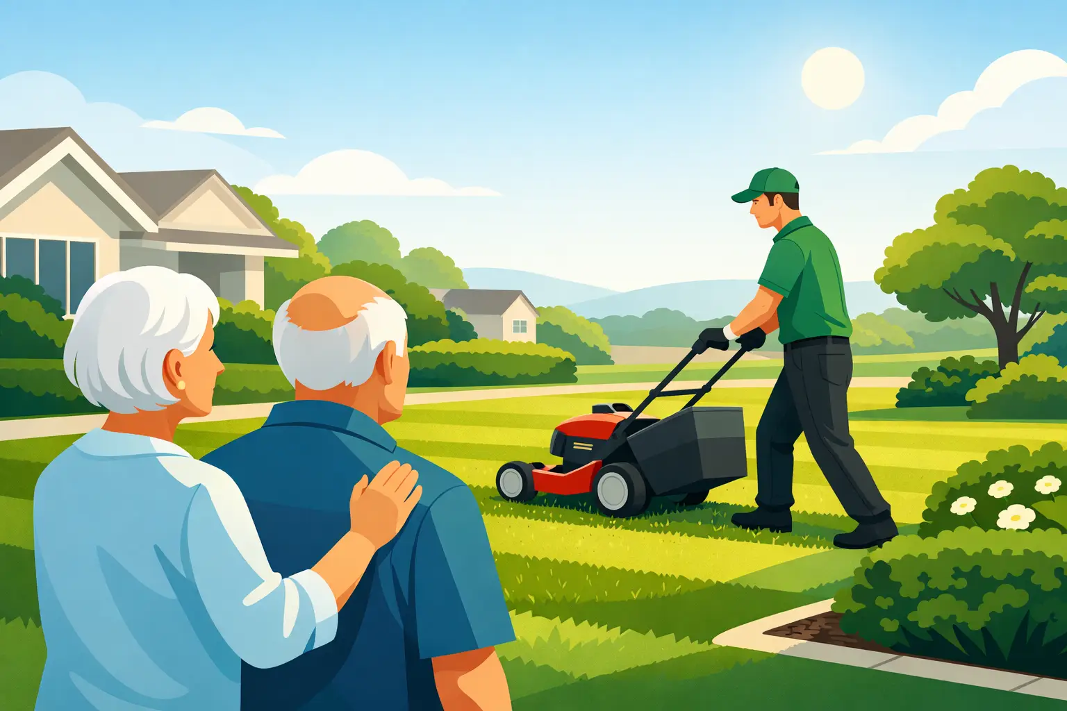 Best Residential Lawn Mowing Service Near Me for Seniors