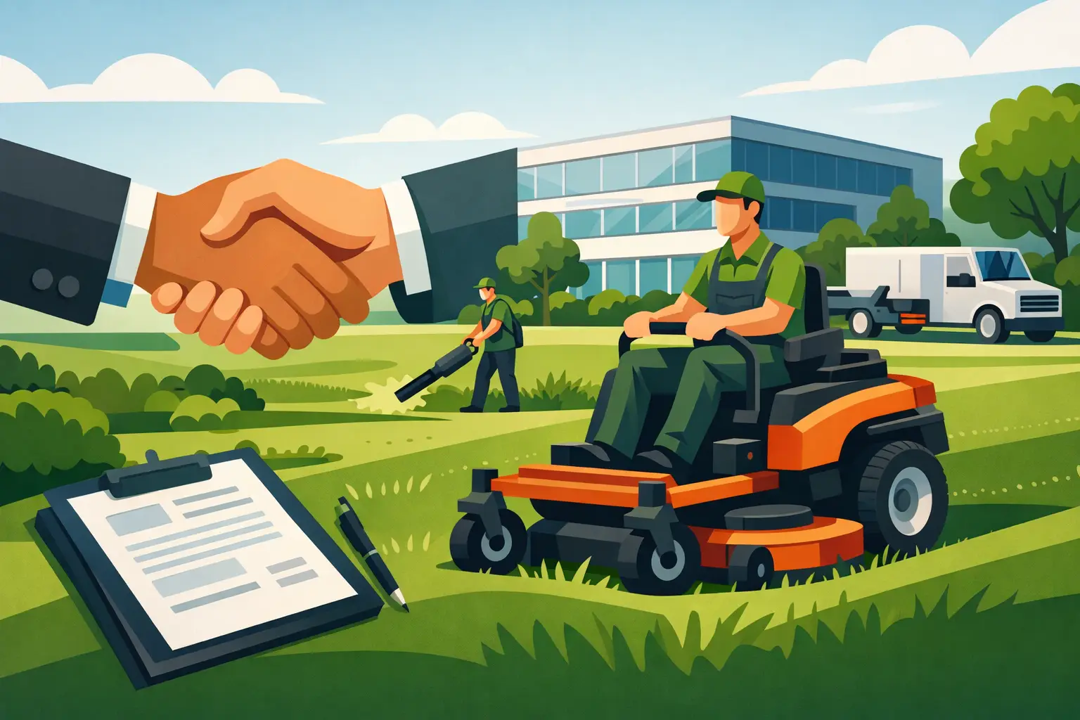 Commercial Lawn Maintenance Contracts That Work