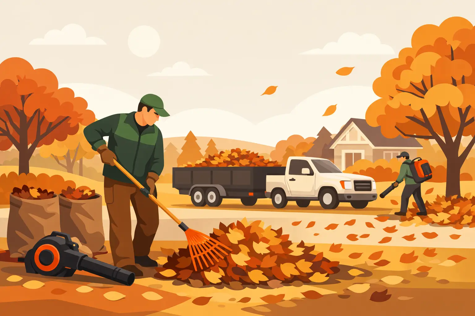 Fall Leaf Removal Service Near Me: What to Expect