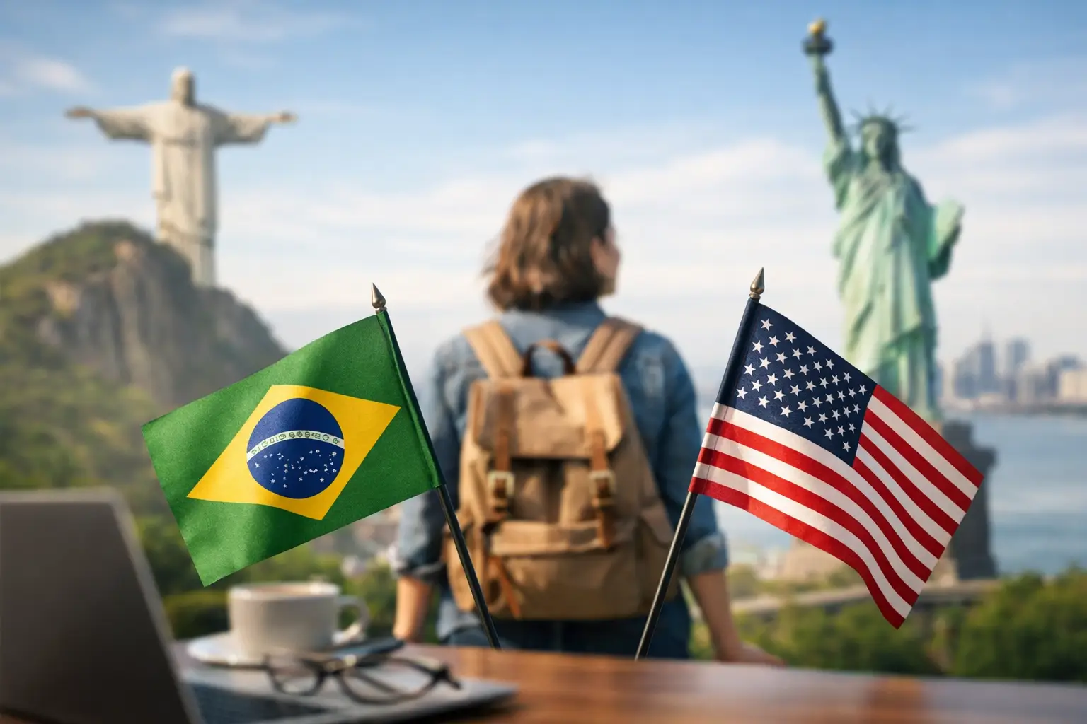 Relações Brasil Estados Unidos e a vida de quem mora fora.