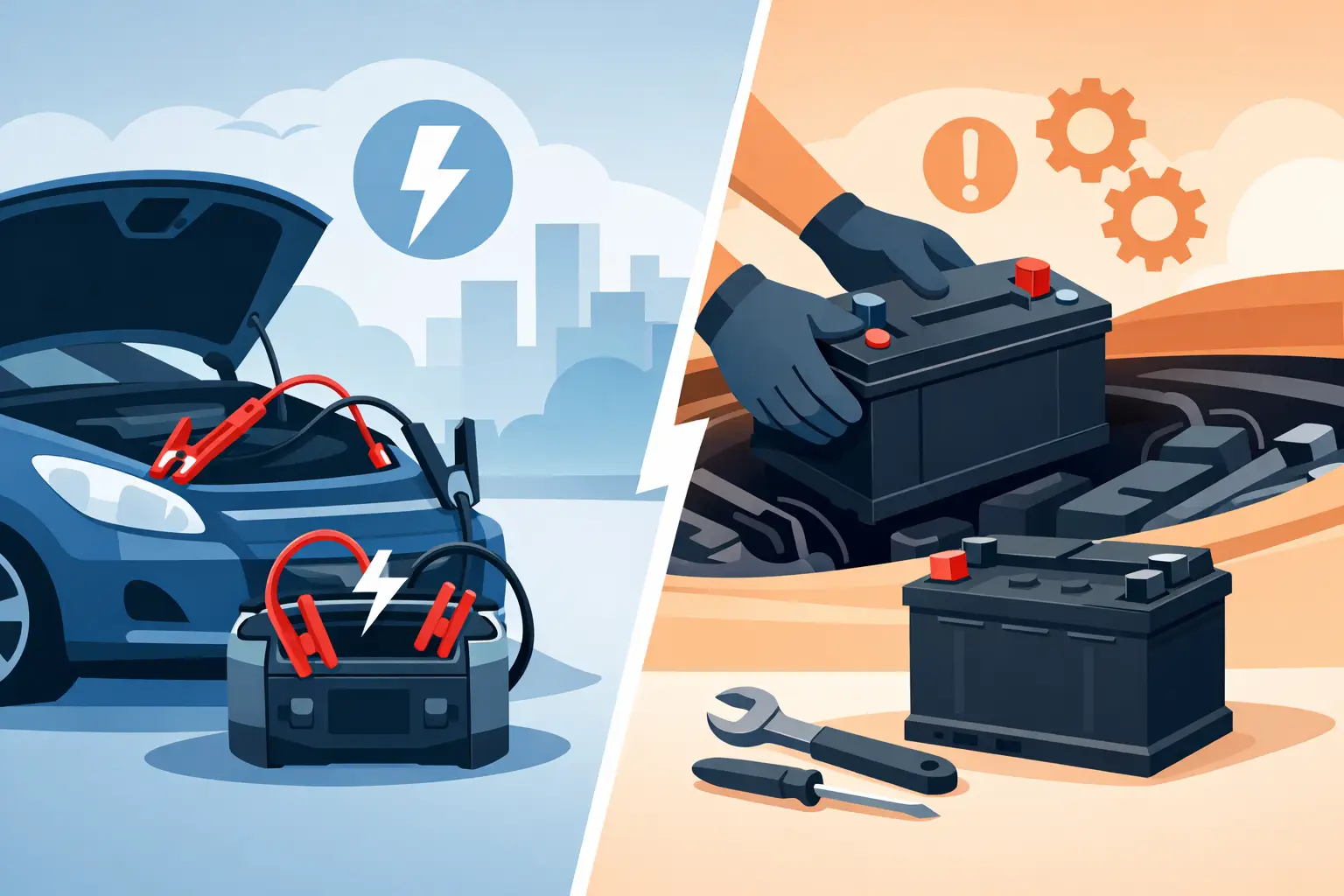 Jump Start Versus Battery Replacement Explained