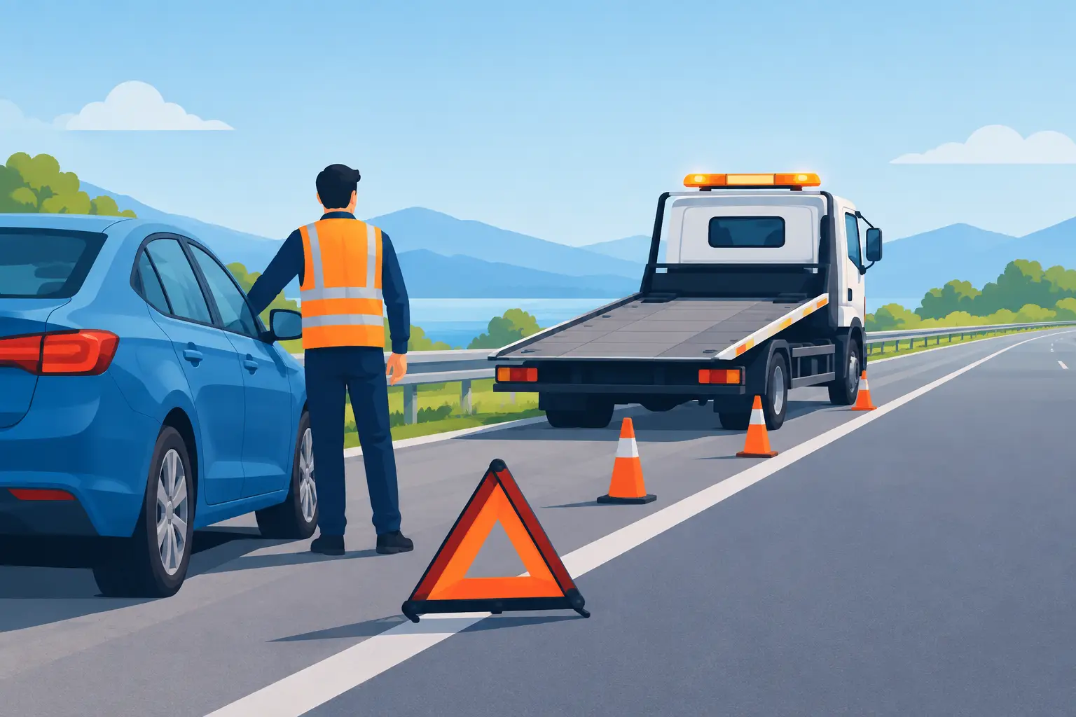Towing Safety Tips for a Safer Roadside Wait