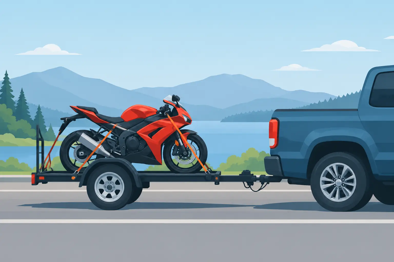 Safe Motorcycle Towing Methods That Protect Your Bike
