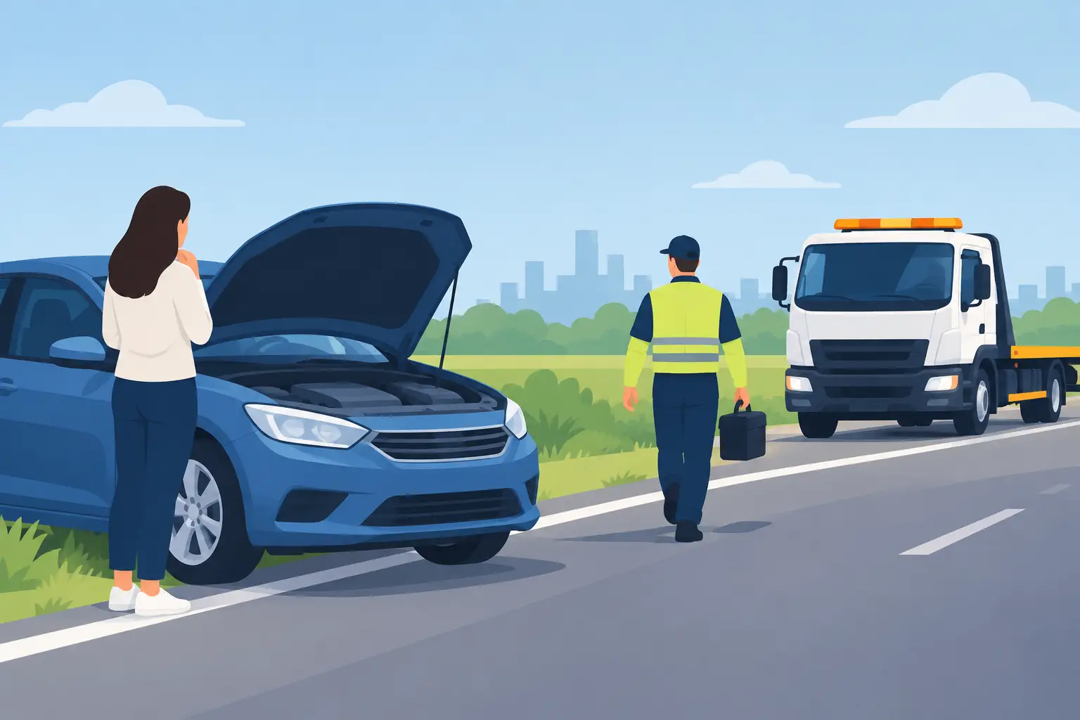 Roadside Assistance Response Time Example
