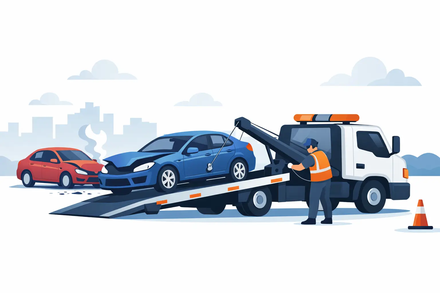 Towing Service for Accident Vehicles After a Crash