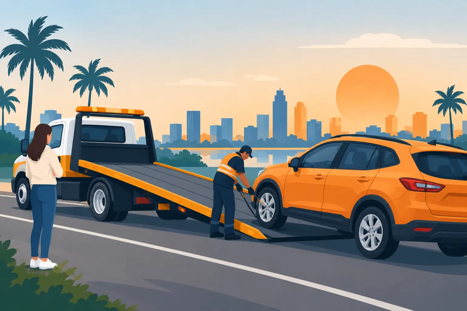Orange City Towing Guide for Stranded Drivers