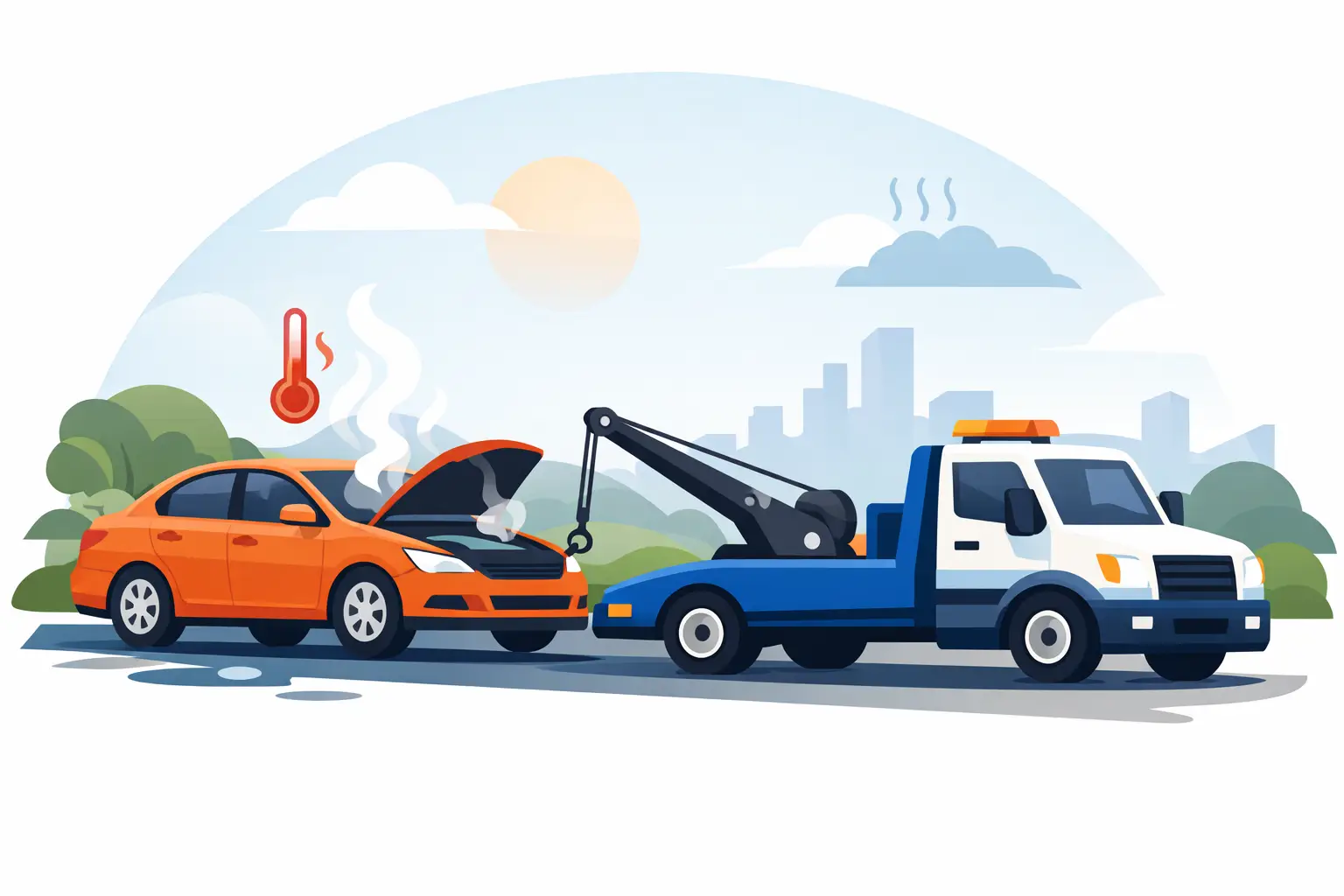 When Is Car Overheating Towing the Safe Choice?