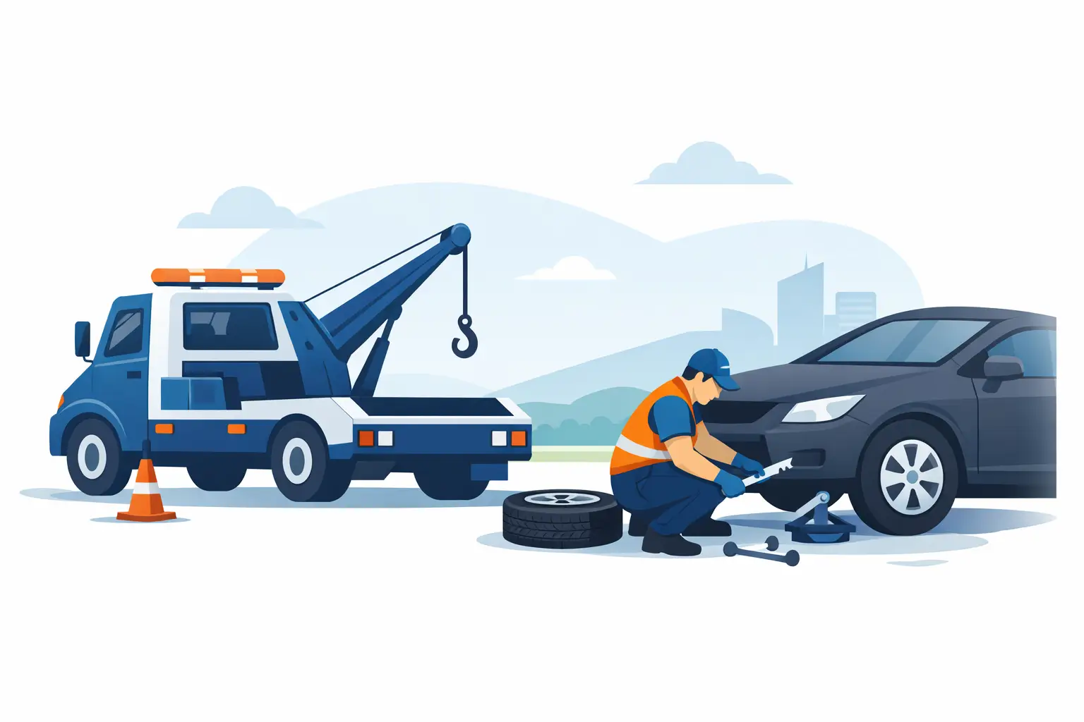 Can a Tow Truck Change a Tire? Yes, Often