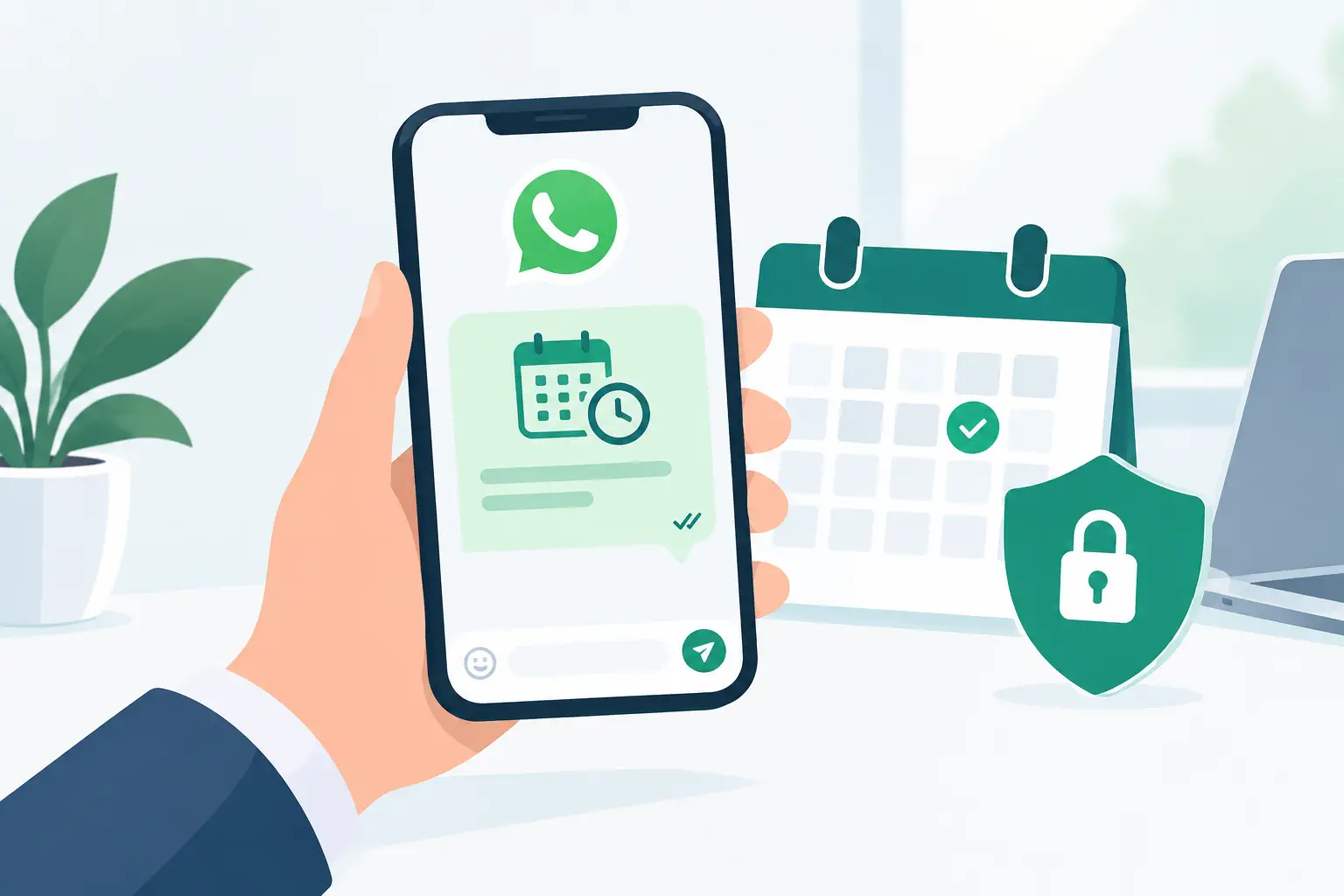 Datenschutzkonforme WhatsApp Terminerinnerungen versenden