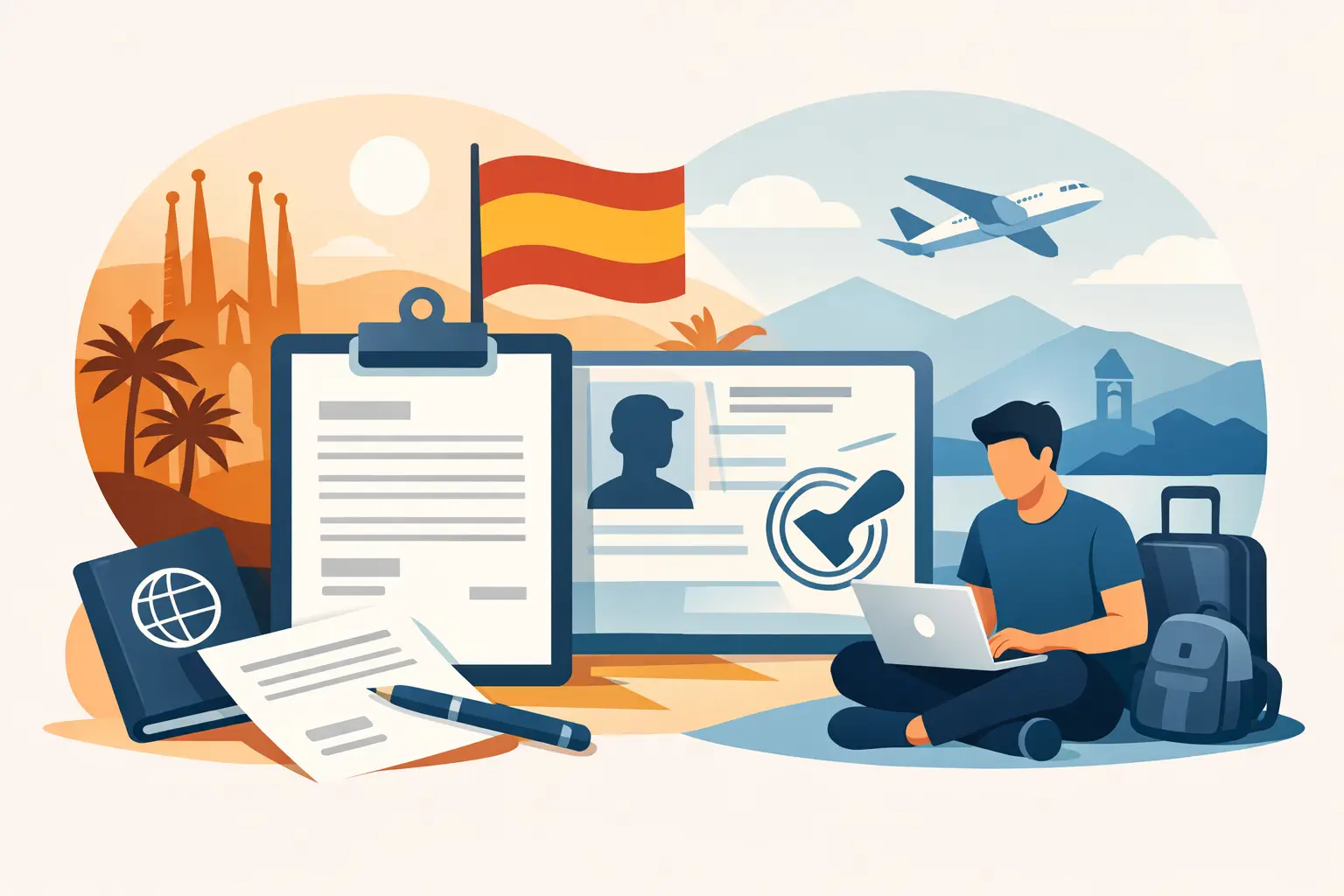 Spain Nomad Visa Client Letter Template Guide