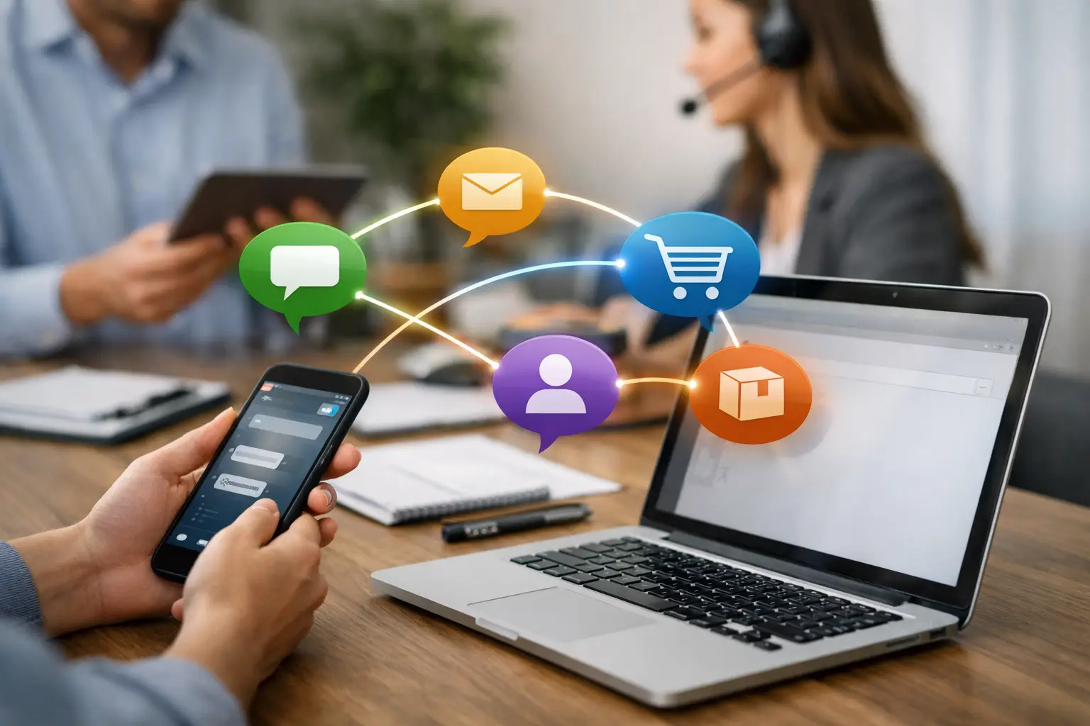 Integração de canais digitais sem perder leads