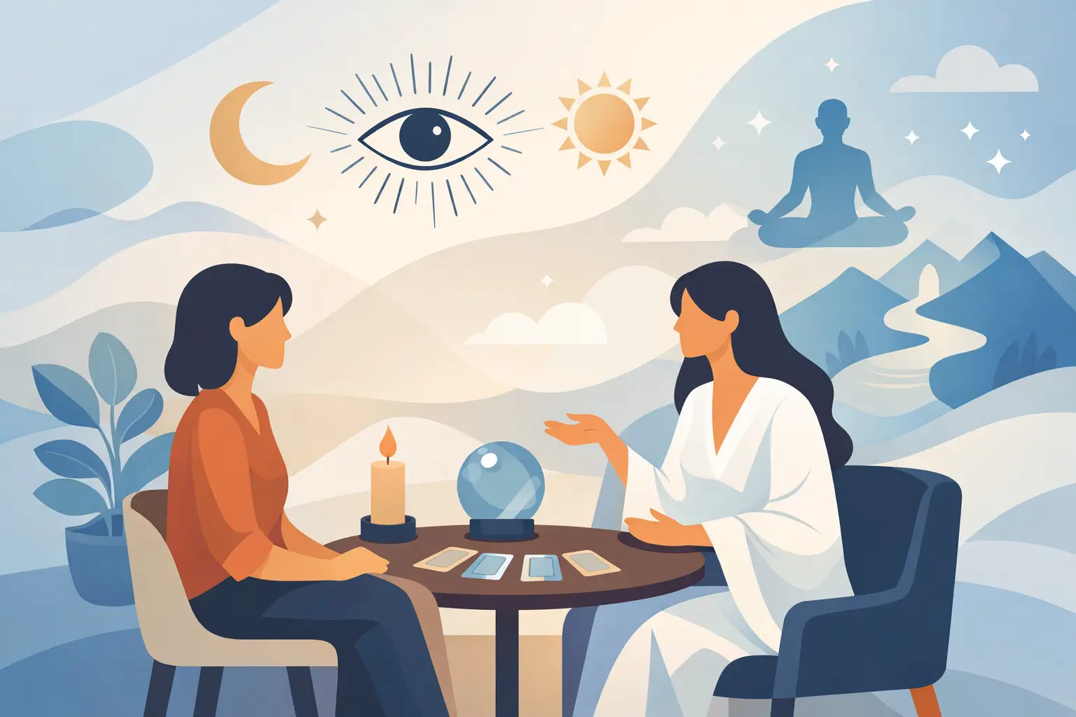 Guia de consulta espiritual segura e consciente