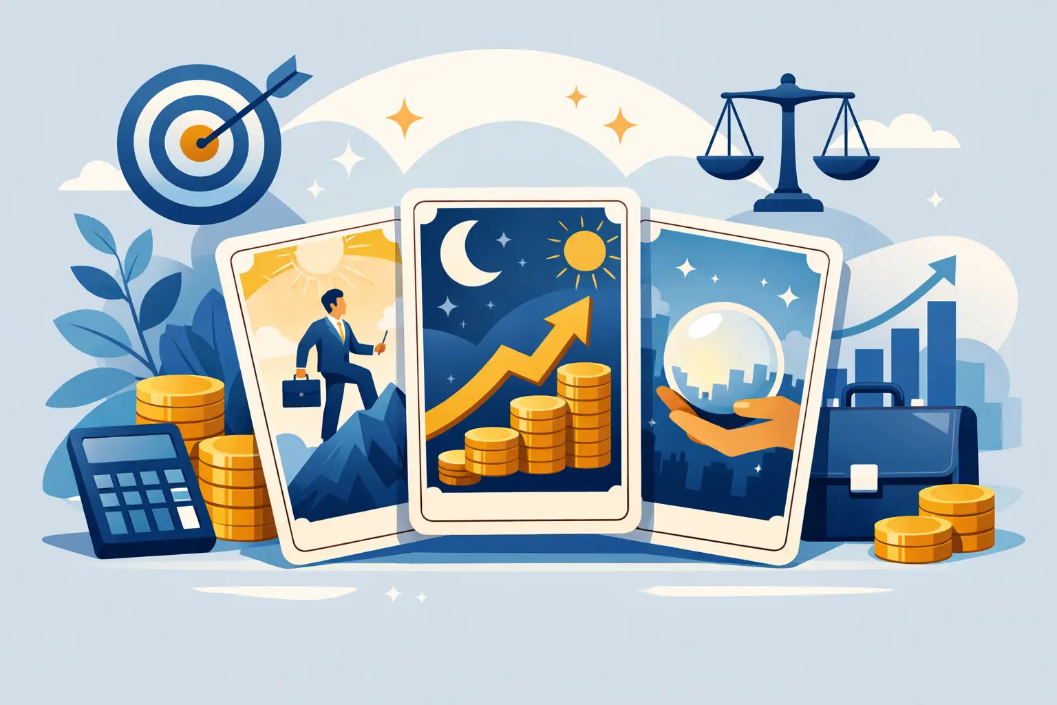Tarot carreira financeira para decidir com clareza