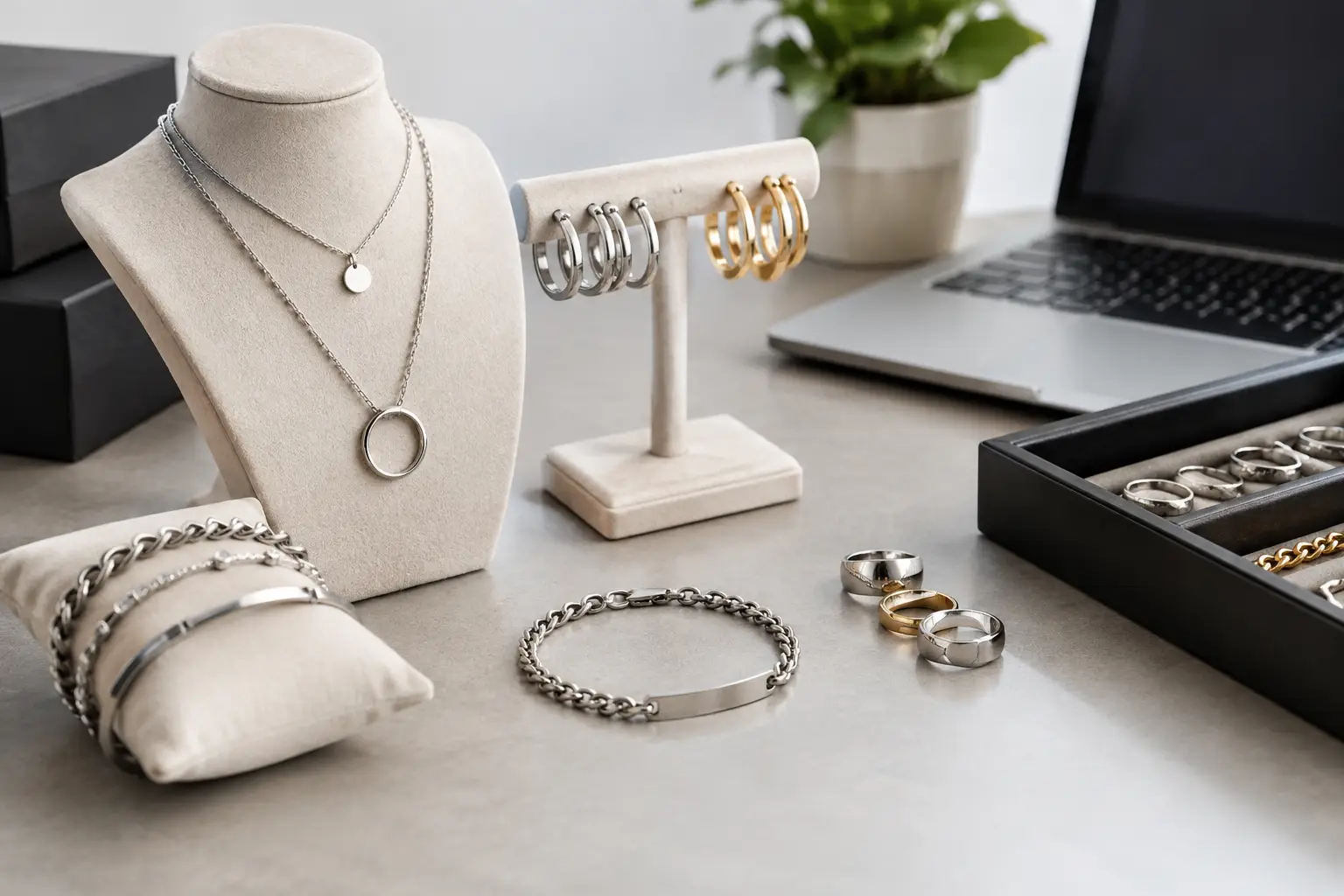 Guida bijoux acciaio per la rivendita B2B