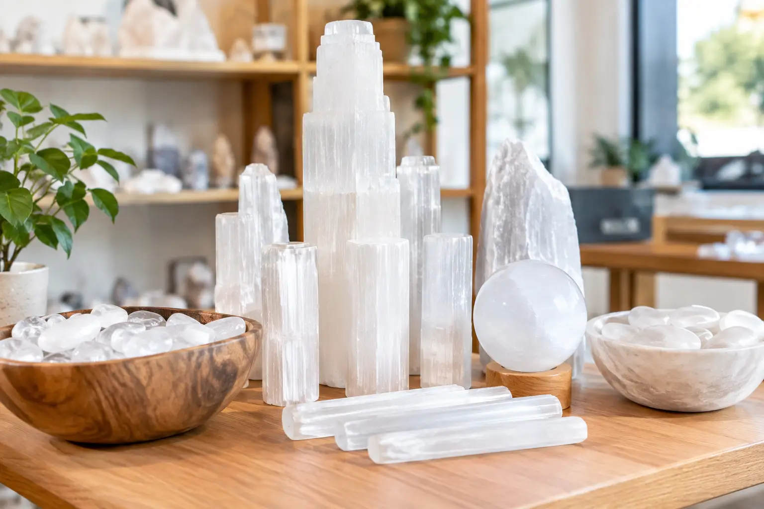 Come vendere selenite in negozio con metodo