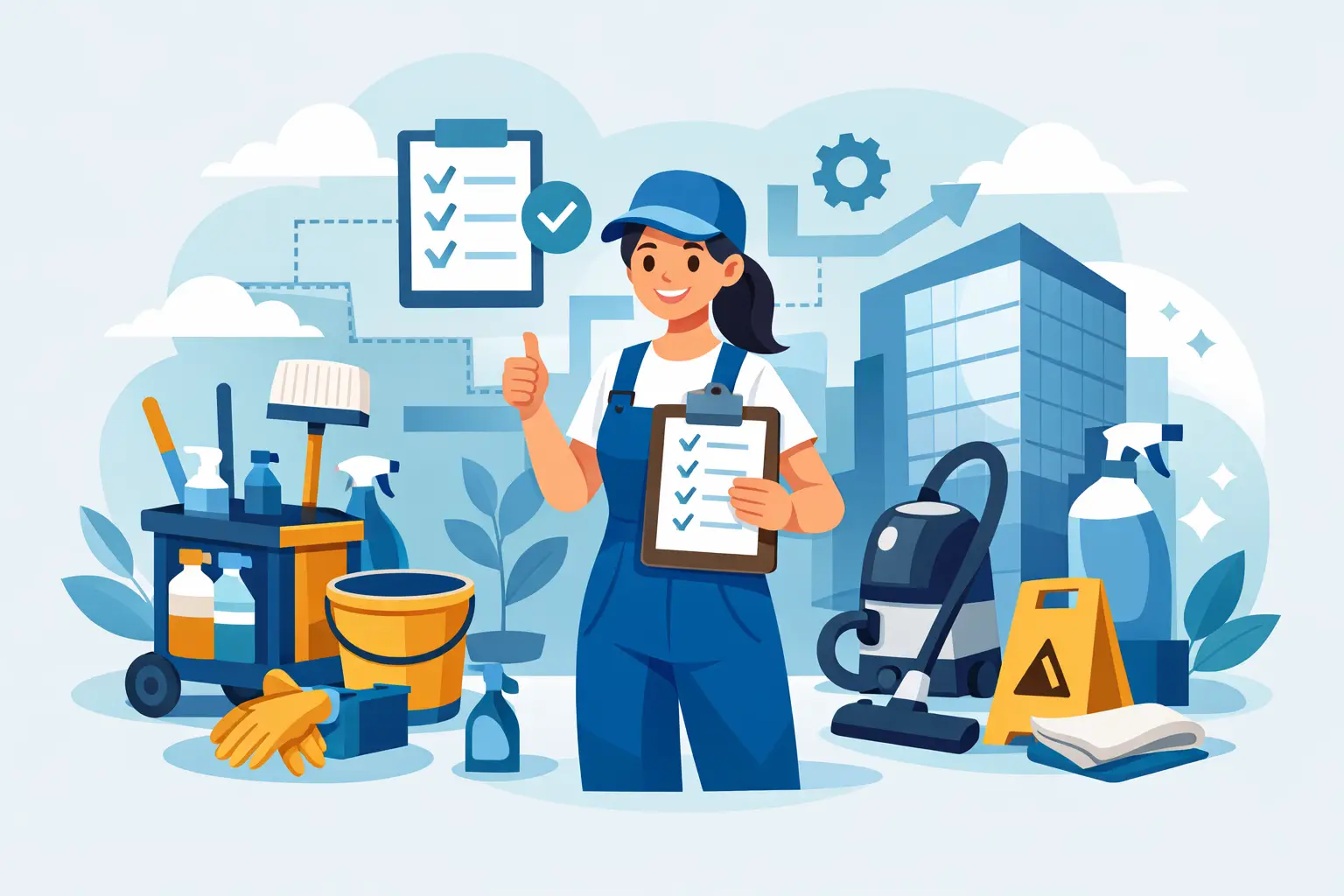 Commercial Cleaner Onboarding Checklist Steps