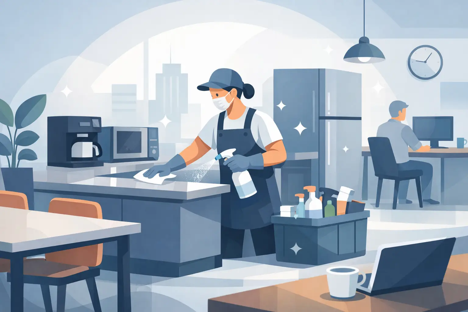 How to Disinfect Office Kitchens Without Disruption
