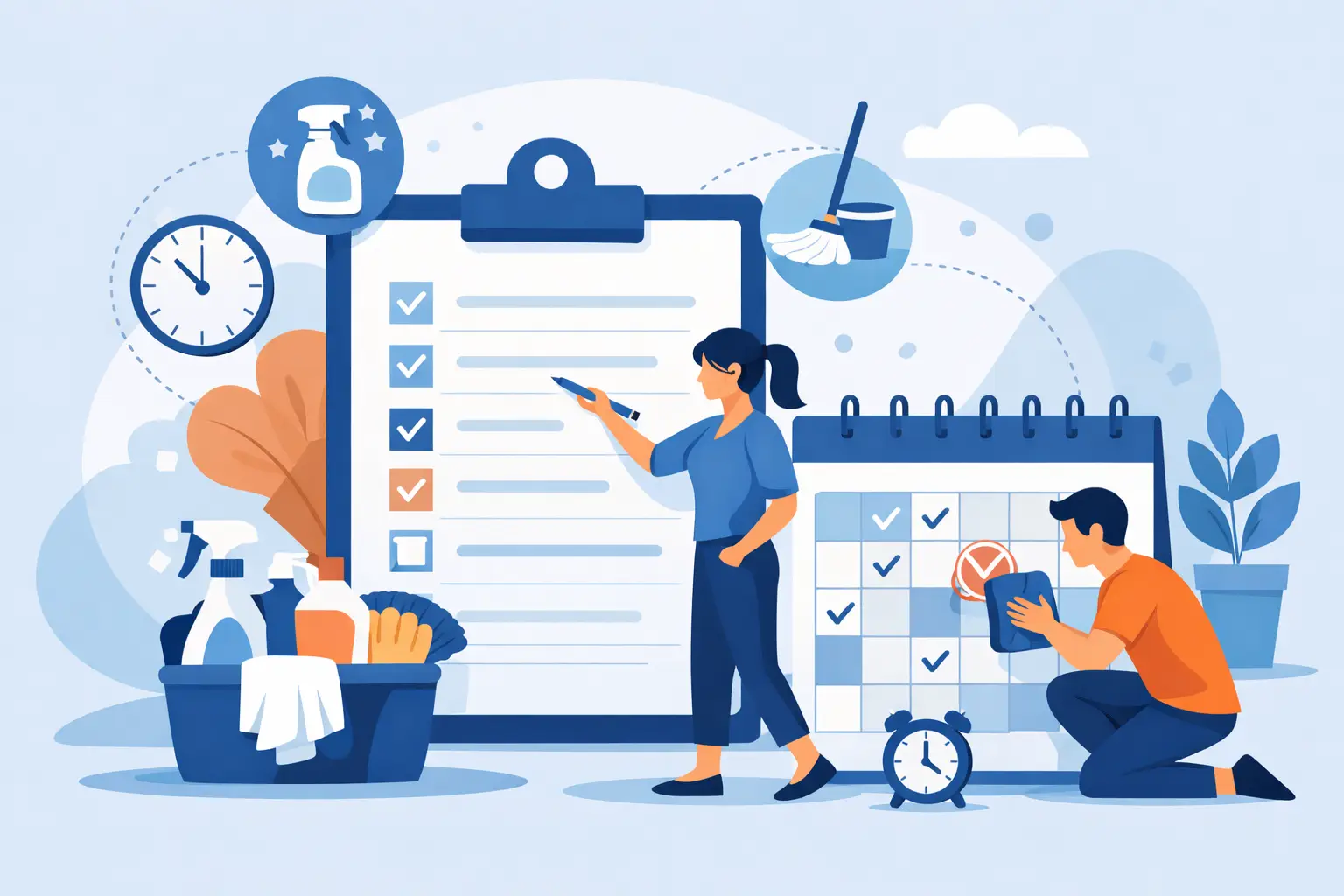 How to Create a Cleaning Schedule That Works