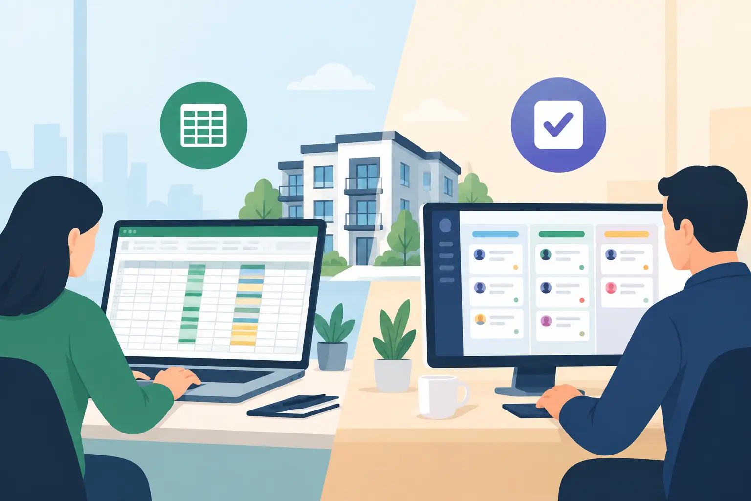 Spreadsheet vs Task Software for Property Teams