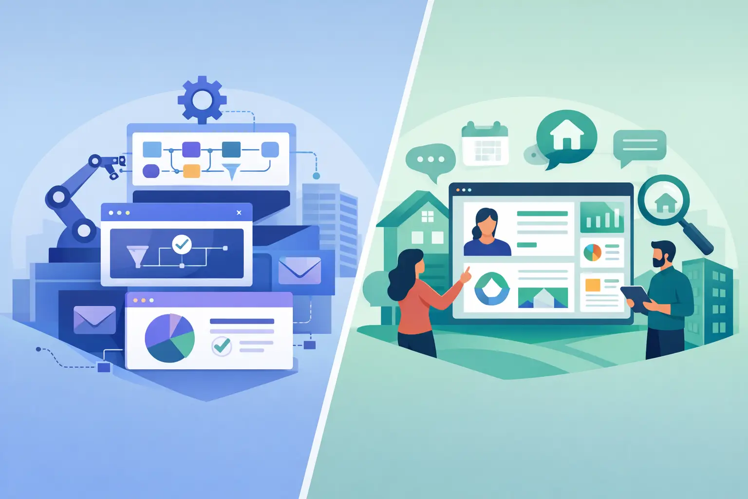 Automation Layer vs CRM for Property Teams