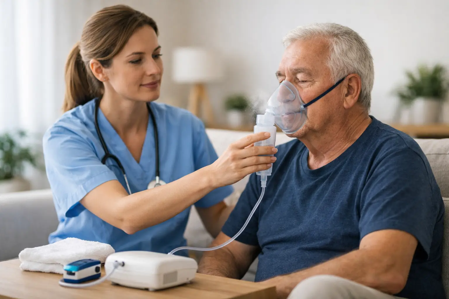 Fisioterapia respiratória ao domicílio: quando faz sentido