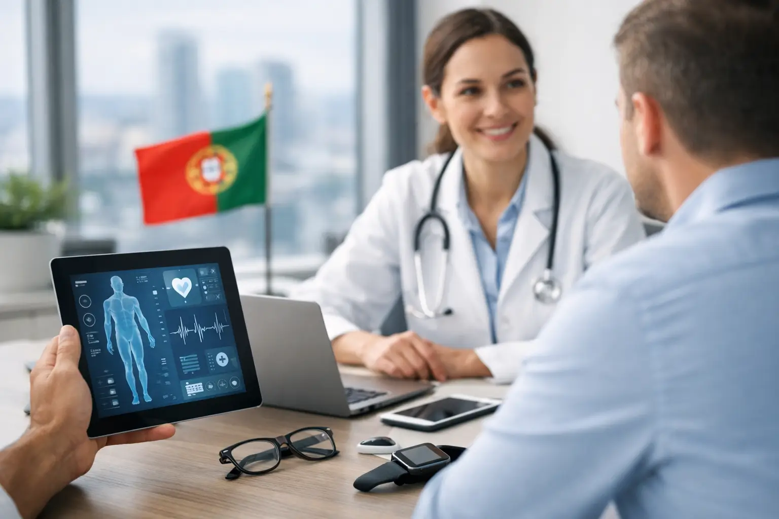 Guia de saúde digital em Portugal