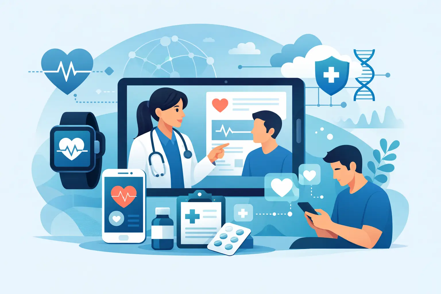 Como funciona a saúde digital na prática