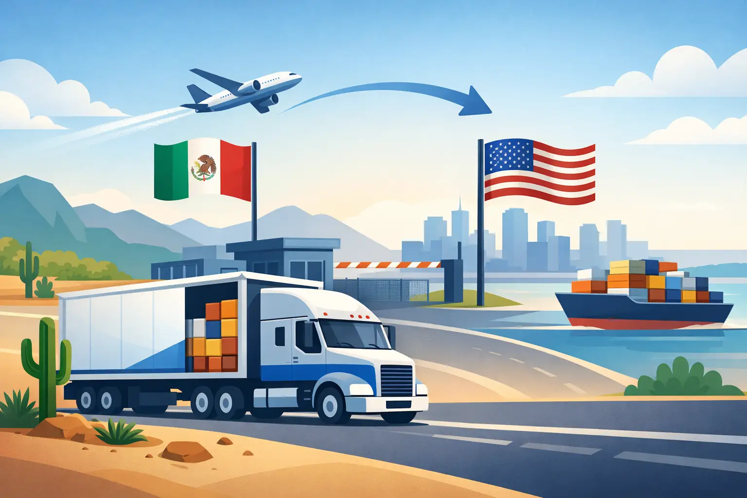 LTL Shipping Mexico to US Without Delays