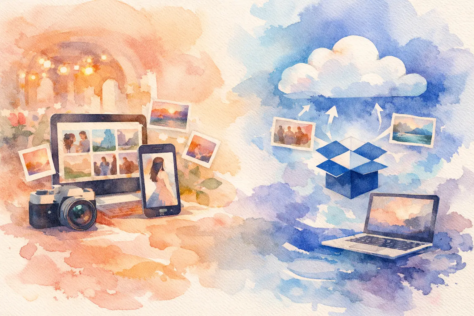 Private Photo Gallery vs Dropbox for Events
