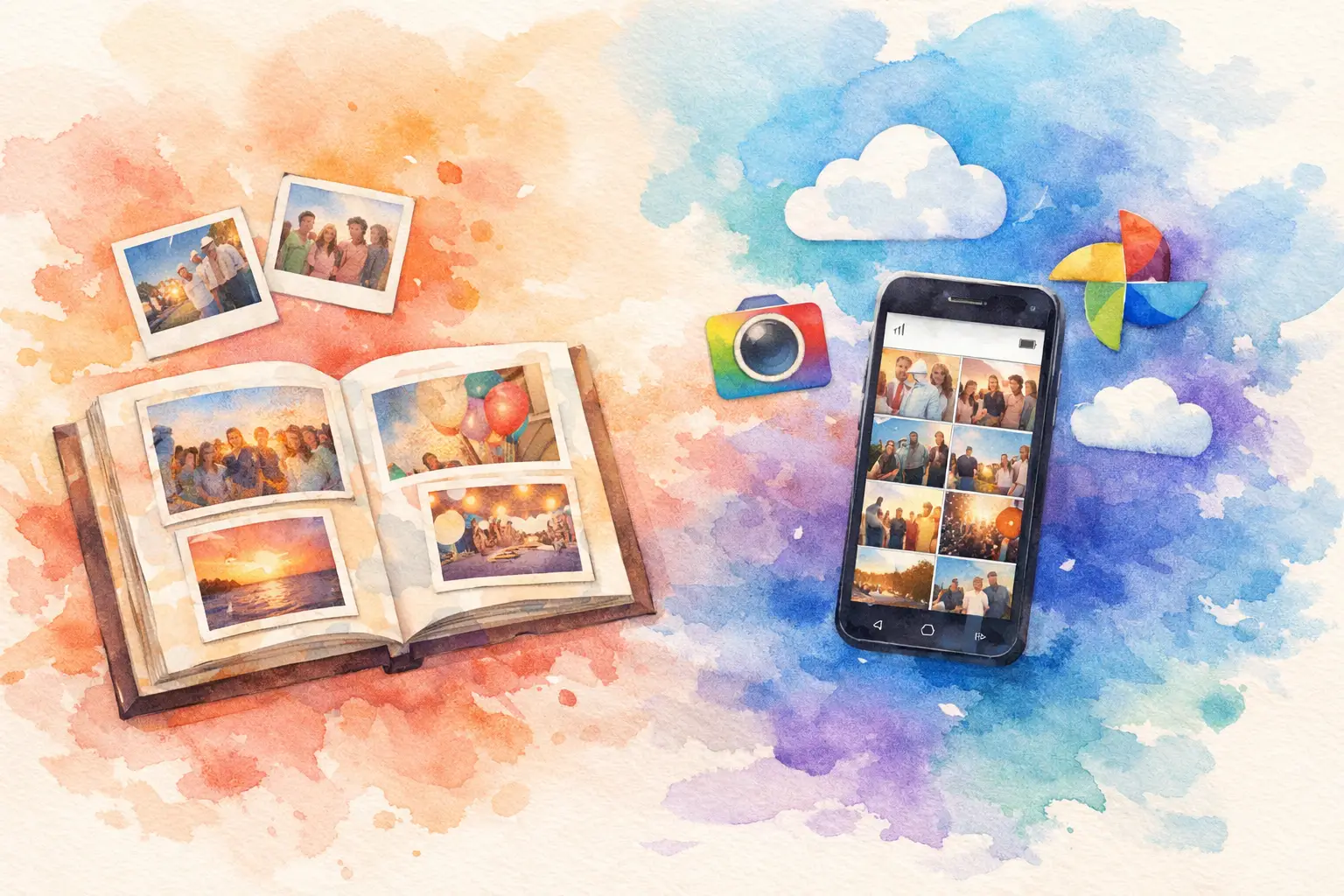 Shared Album vs Google Photos for Events