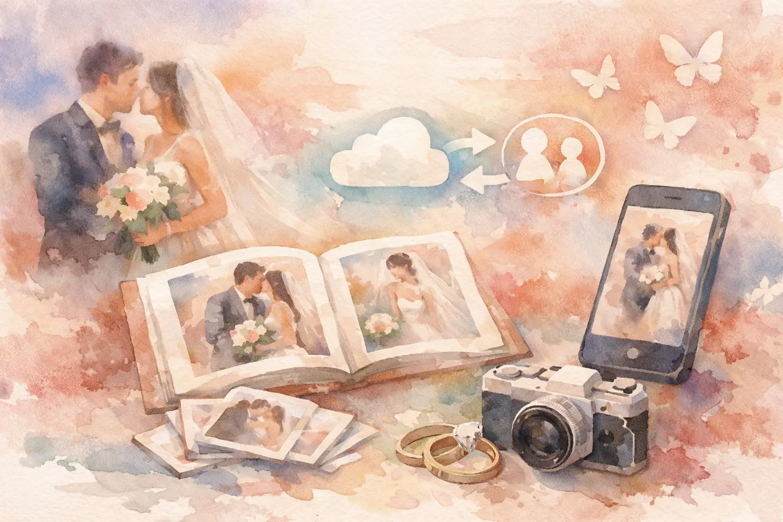 How to Share Wedding Photos Privately