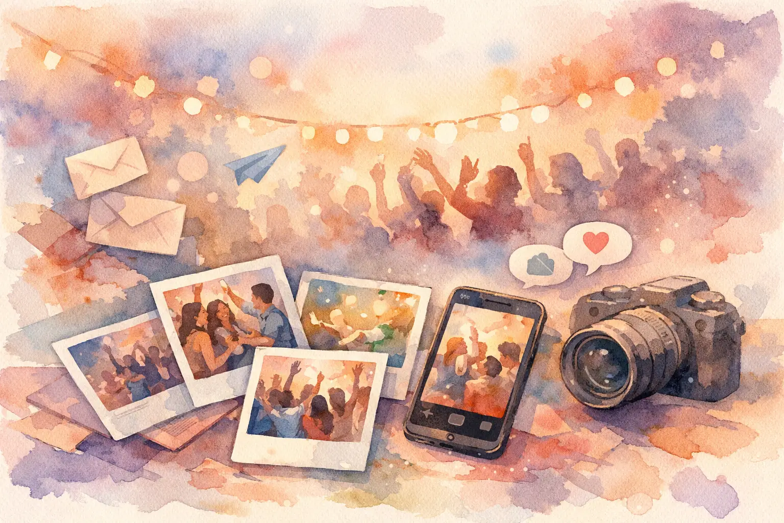How to Gather Party Pictures That People Send