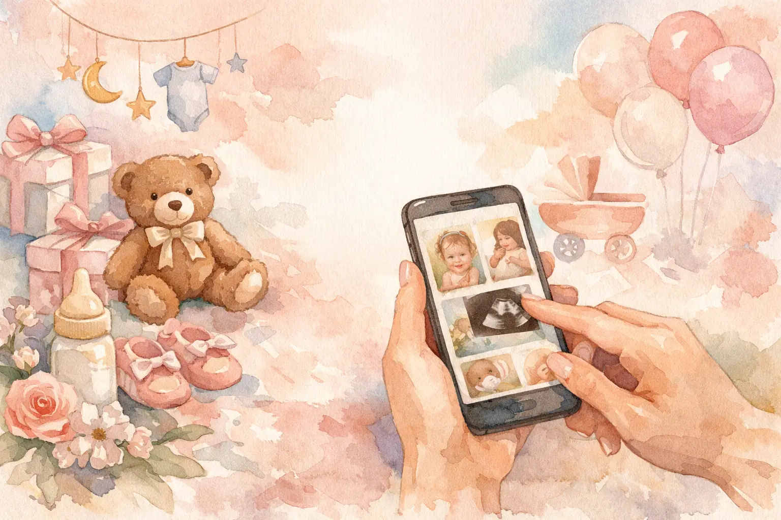 Baby Shower Shared Album Setup Guests Will Use
