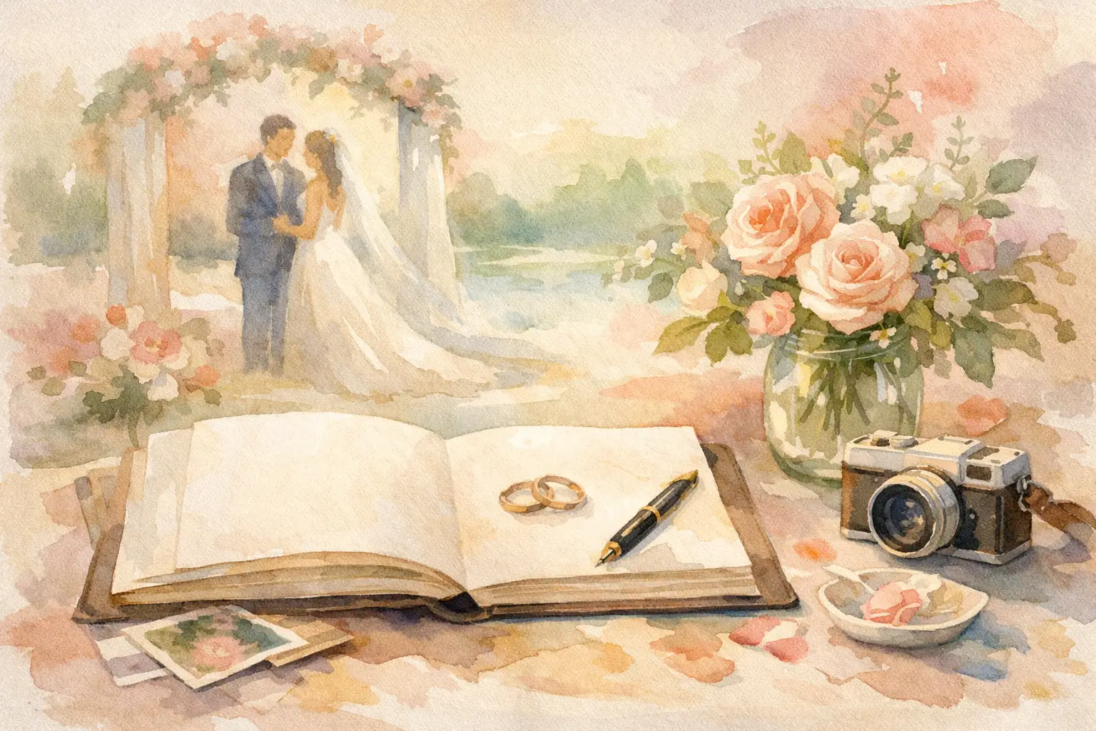 How to Set Up Wedding Guest Album