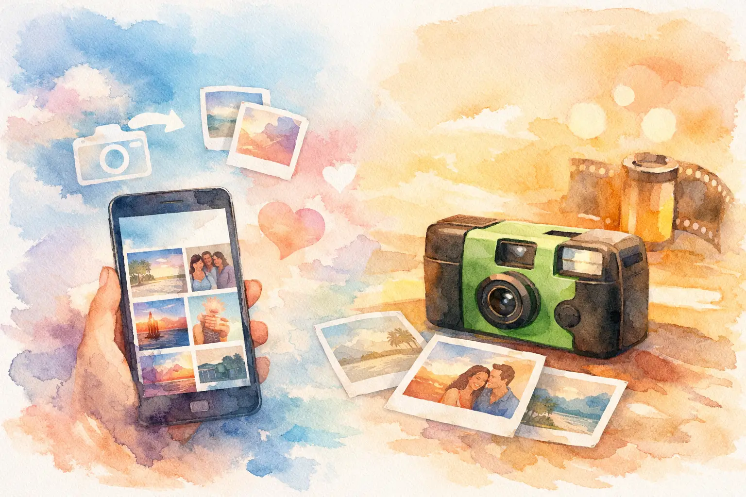 Photo Sharing vs Disposable Cameras