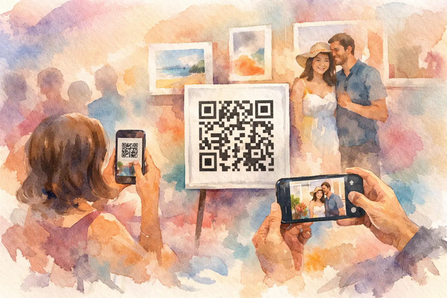 How a QR Code Gallery Gets Guests Taking Photos