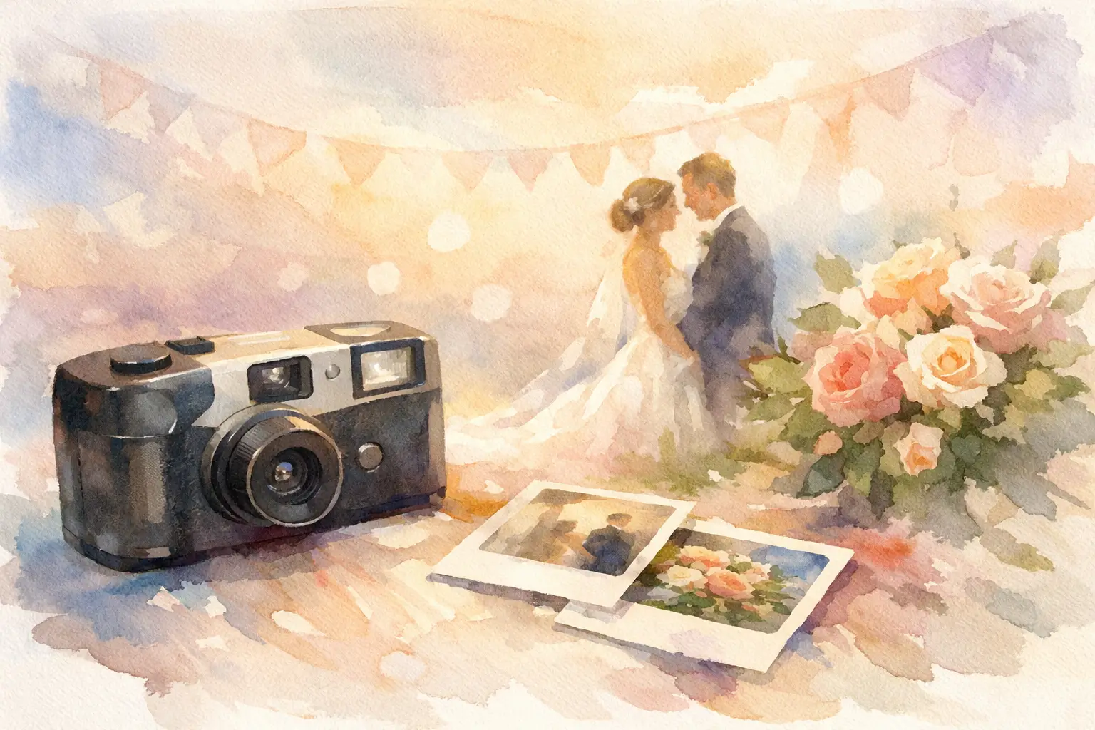 Digital Disposable Camera Wedding Ideas