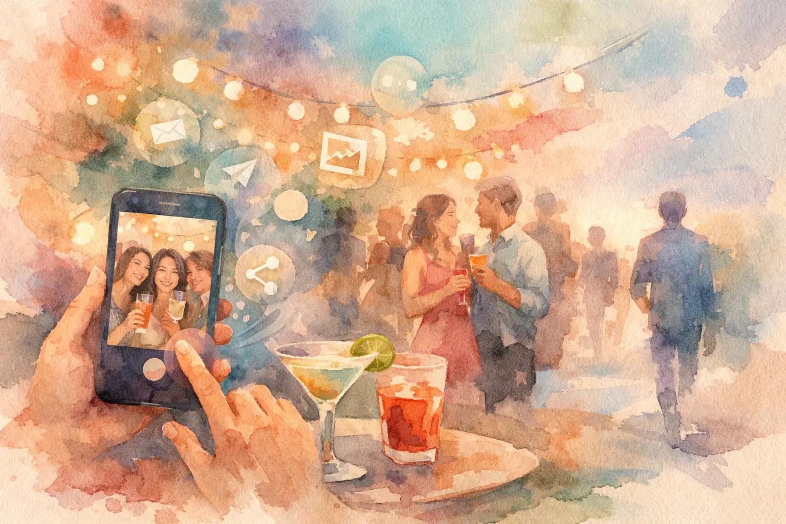 How to Share Party Pictures Without Chasing Guests