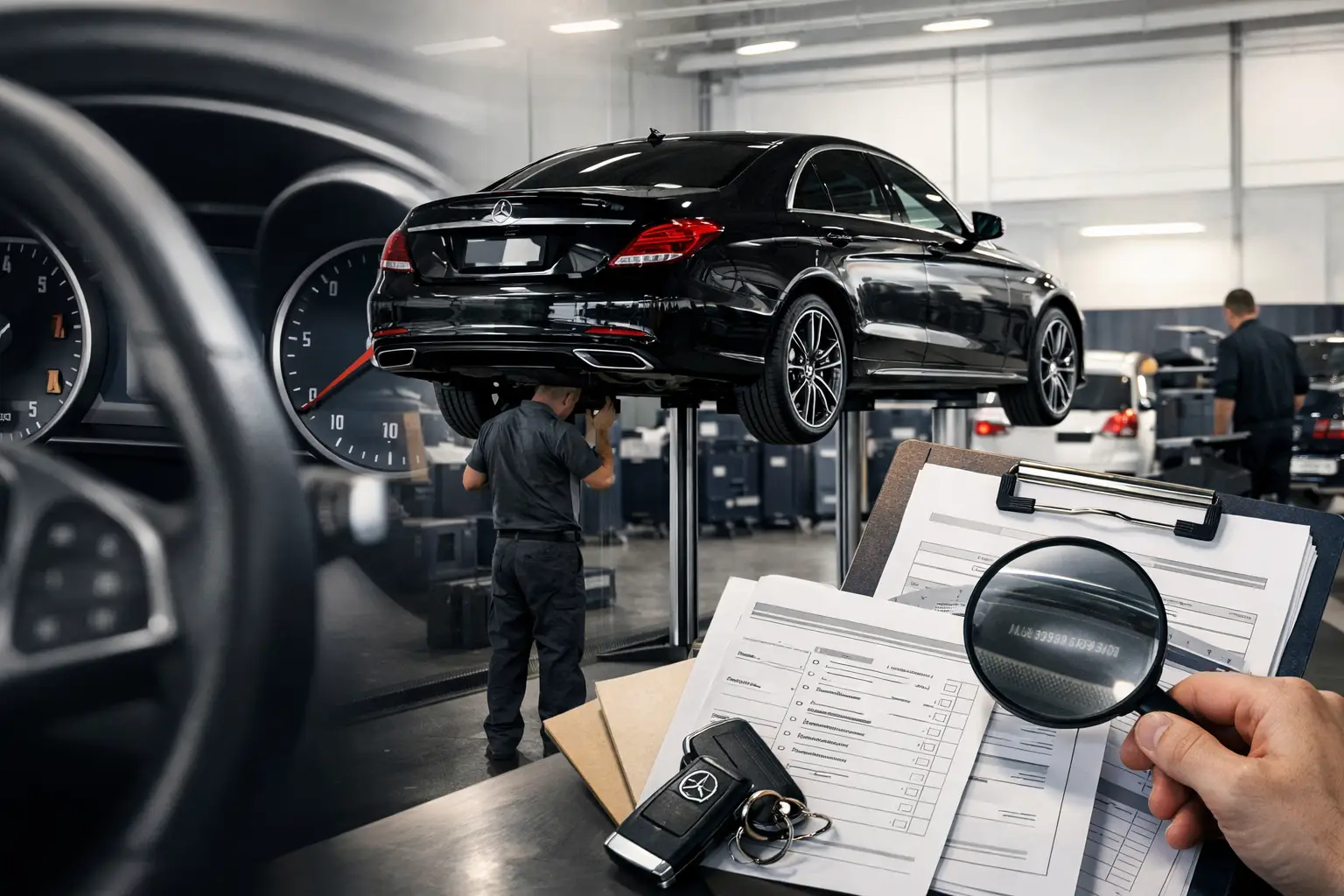 Mercedes Kilometerstand-Diskrepanz und Serviceberichte