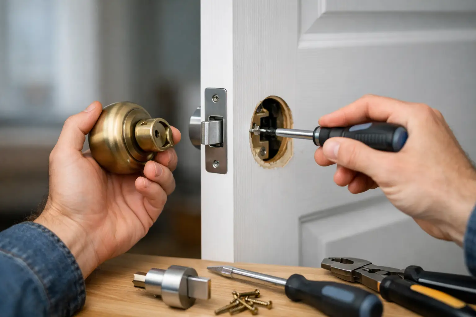 How to Replace Broken Door Lock Safely
