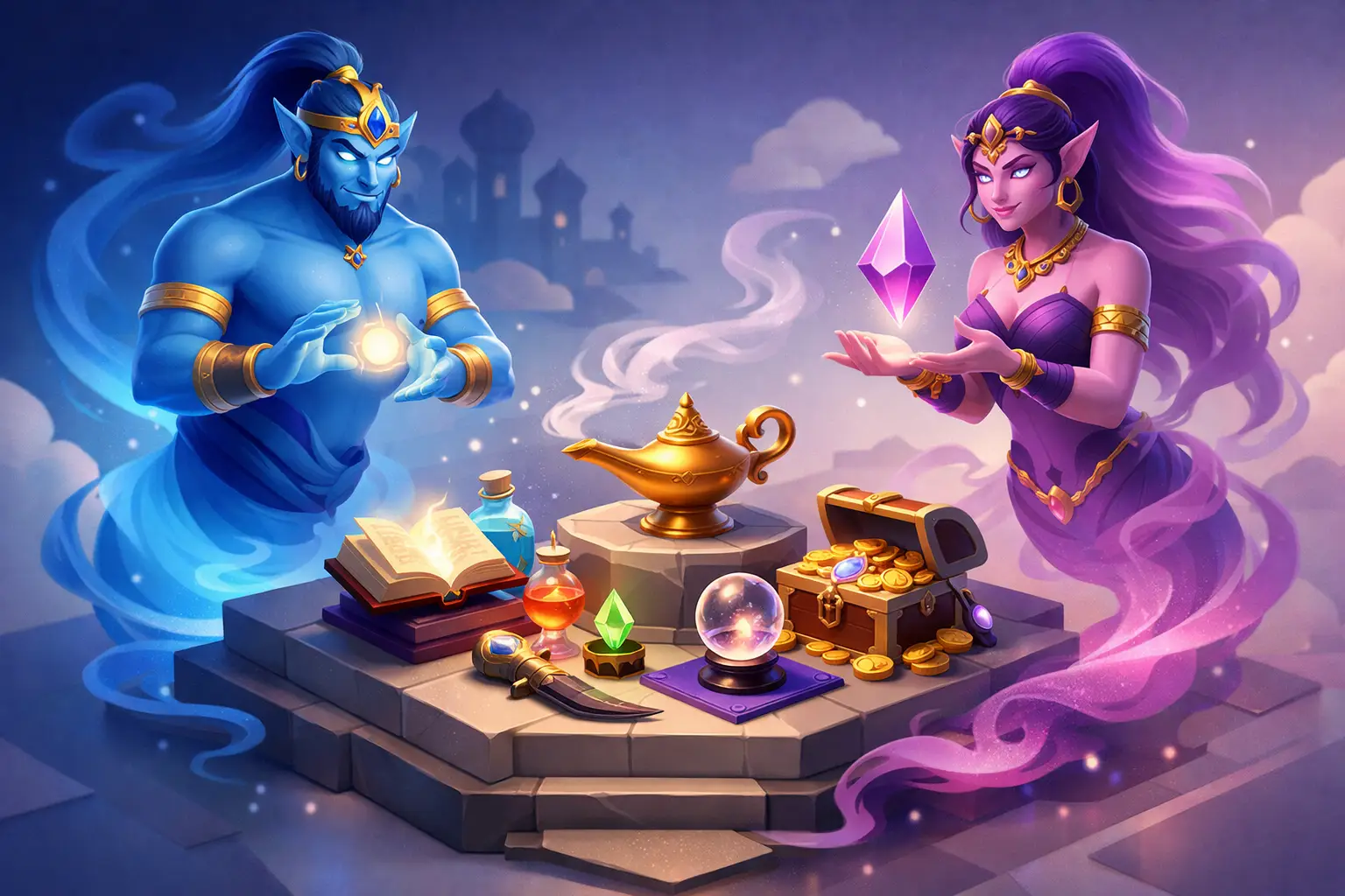 Djinn Companions and Their Mystical Gifts