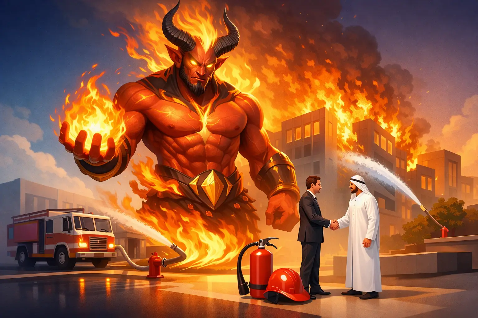 Ifrit Djinn for Fire Protection and Partnership