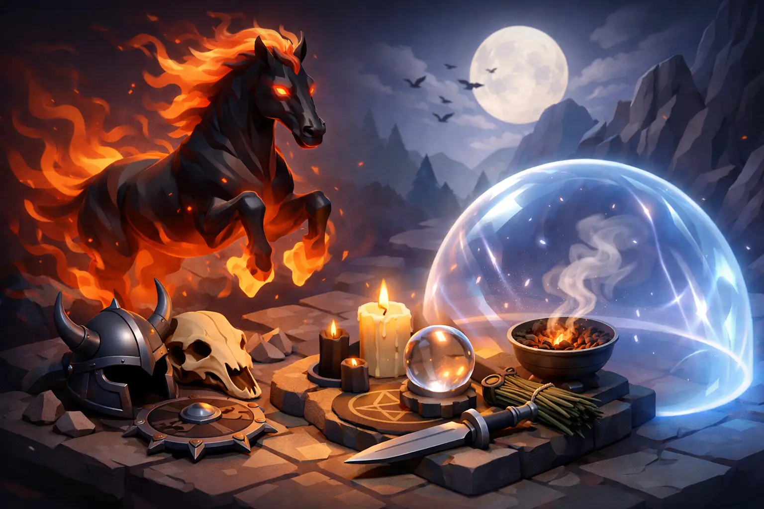 Hell Horse Spirit Work, Lore, and Protection